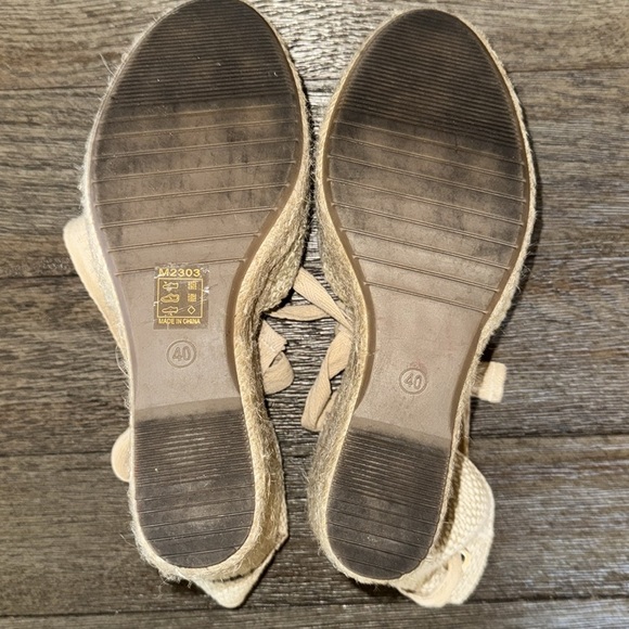 Corina Espadrille Wrap Platform Wedge Natural - Picture 6 of 8